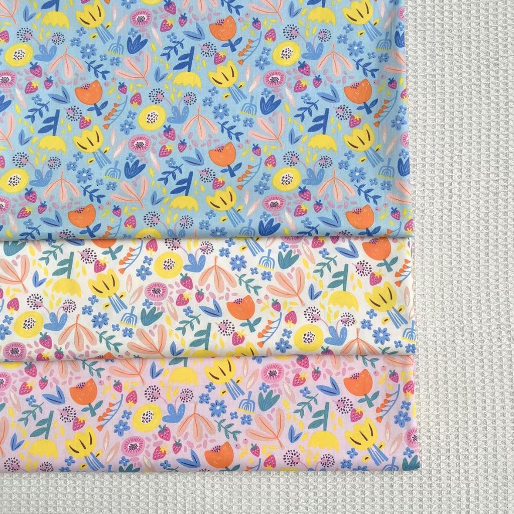 Vải cotton Kết Hợp Nhiều Màu Sắc kain bidang 60 '' 60 ''