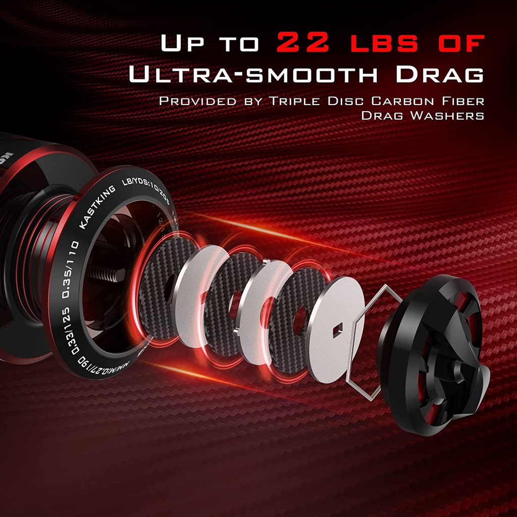 KASTKING Máy Câu Cá 6.2: 1 22 Lbs Chất Lượng Cao