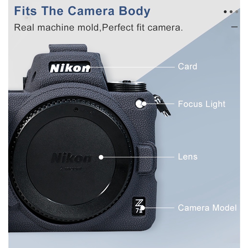 Vỏ silicone Bảo Vệ Máy Ảnh Nikon Z6II Z7II Z6 / Z7II