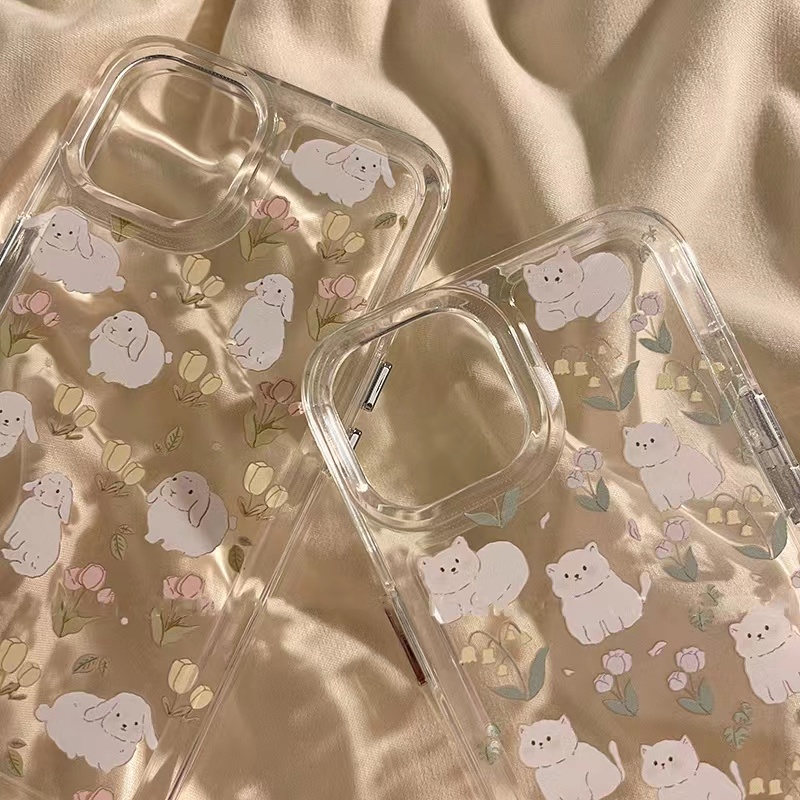 Ốp Điện Thoại TPU Dẻo Họa Tiết Chú Mèo Dễ Thương Cho IPhone 14 13 12 11 Pro Max 7 8 XS X XR 6 6S Plus SE 2020