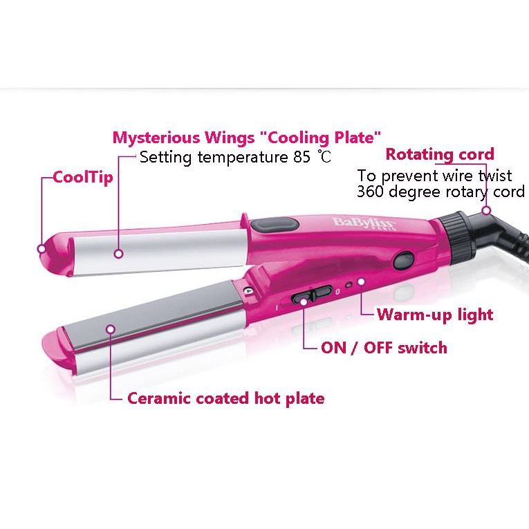 Máy Uốn Duỗi Tóc Kết Hợp MINI BABYLISS