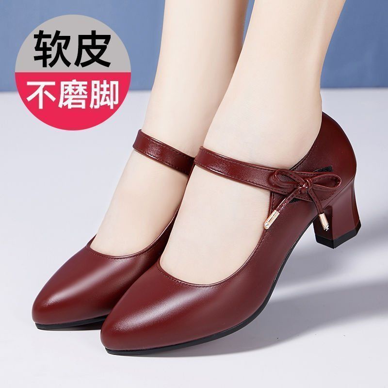 Giày Đế Dày Buộc Dây Thoải Mái Thời Trang Mùa Hè Cho Nữ Trung Niên