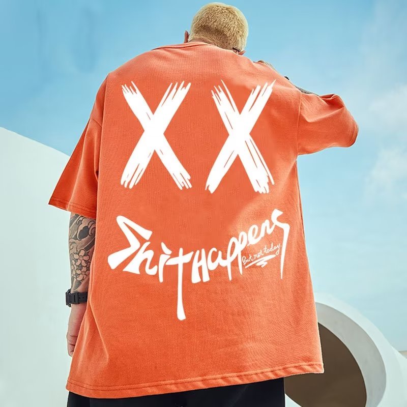 M-8XL Áo Thun Unisex In Họa Tiết Hoạt Hình Có Kích - Myndi_clothes - Áo Phông Form Rộng Chất Cotton Thoáng Mát Mặc Đi Chơi, Đi Tập Thể Thao