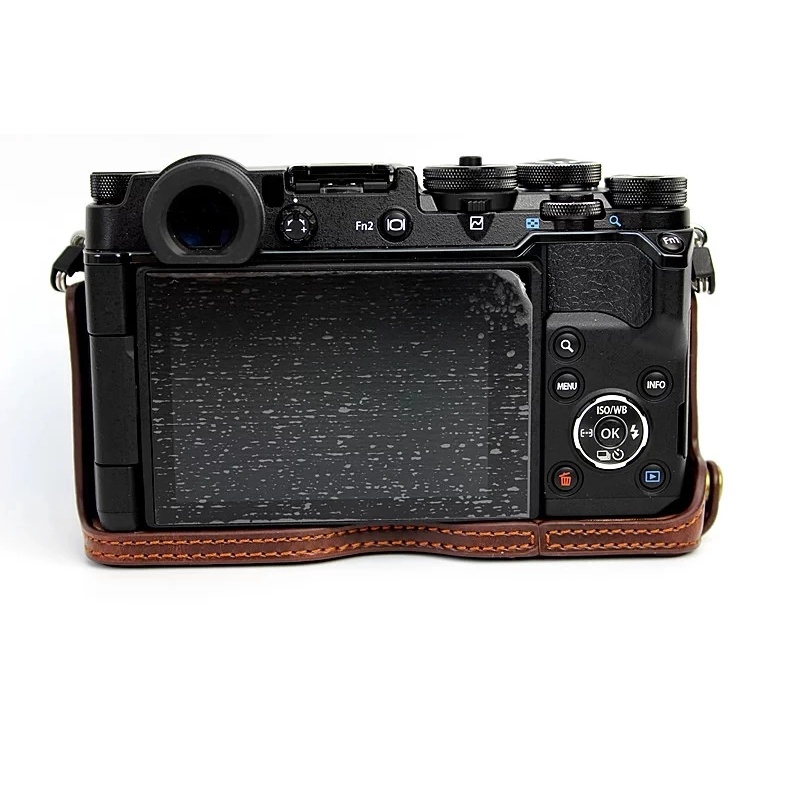 Bao Da PU Nửa Thân Cho Máy Ảnh Olympus PEN-F