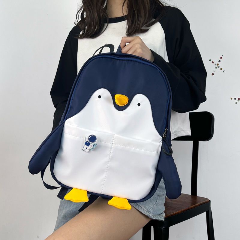 Balo Đi Học Mẫu Giáo Dễ Thương Hình Gấu Trúc Chim Cánh Cụt Và Chim Cánh Cụt Cho Nữ