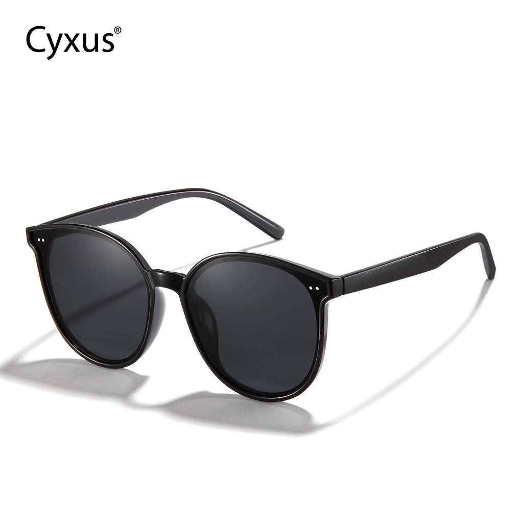 Kính Mát Phân Cực Gọng Tròn Oversize Chống Tia Uv400 Chống Chói Thời Trang Unisex 1056