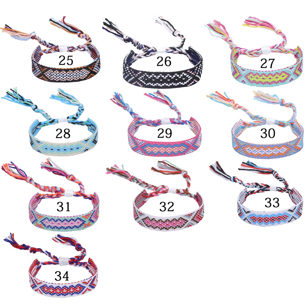 Vòng Tay Dây Bện Tua Rua Phong Cách bohemian Thời Trang Cho Nữ