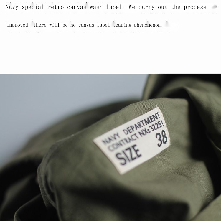 Usn Wet Weather Deck Áo Khoác Parka Có Mũ Trùm Phong Cách Retro Cho Nam Giới