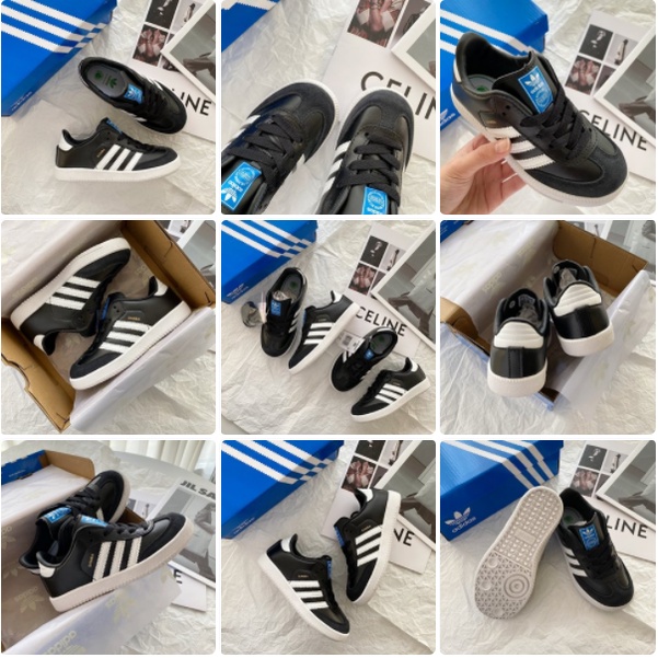 Giày Thể Thao Da Lộn Đế Bằng Chống Trượt Thời Trang Cho Bé