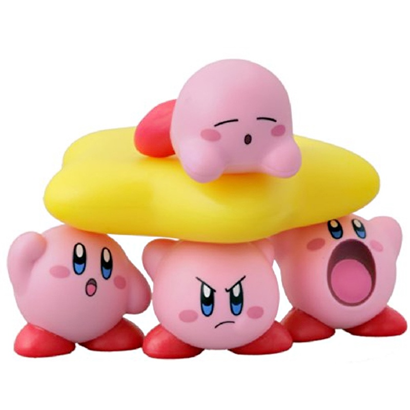 Set 11 Mô Hình Nhân Vật Phim Hoạt Hình kirby adventure Bằng pvc
