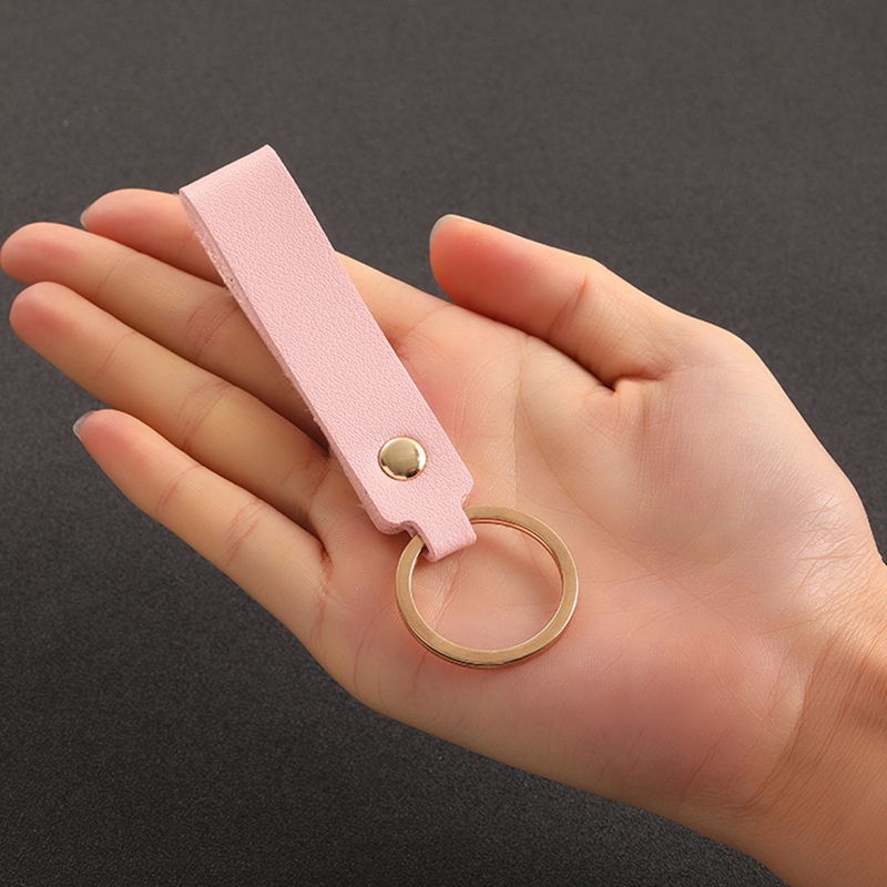 Móc Khóa Da PU Sáng Tạo Cho Xe Hơi