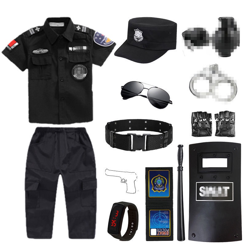 Bộ Đồ Hóa Trang Cảnh Sát Dịp Halloween Cho Bé Trai