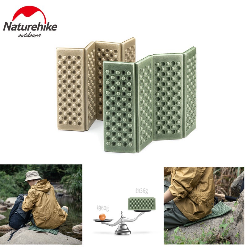 Đệm Ngồi Hình Trứng Naturehike Bằng Xốp Cách Nhiệt Siêu Nhẹ Chống Ẩm Tiện Dụng Mang Theo Du Lịch Dã Ngoại