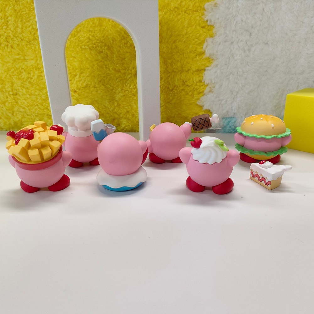 Set 6 Mô Hình Đồ Chơi Nhân Vật Trong Phim "Star Kirby Waddle Dee Doo King DeDeDe" 4-5cm
