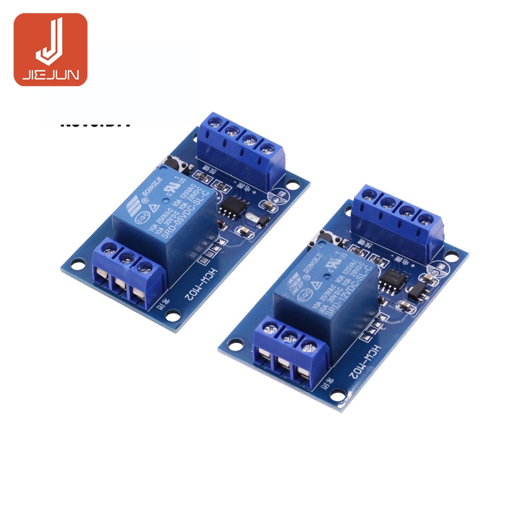 Mô Đun Rơ Le 5V 12V Một Nút Tự Khóa Chuyên Dụng Cho Xe Hơi