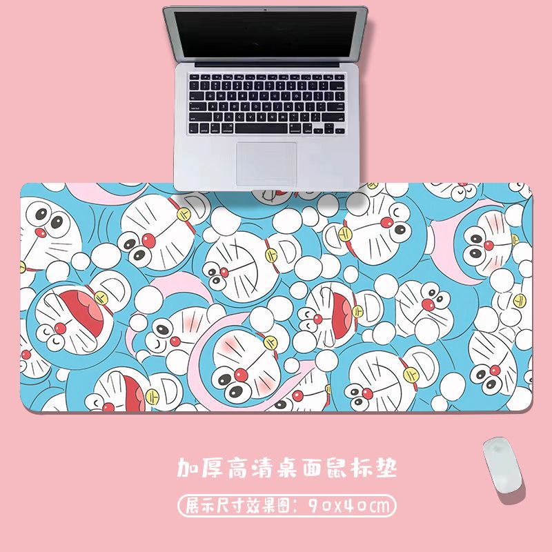 Tấm Lót Chuột Máy Tính Chống Bụi In Hình Doraemon Dễ Thương