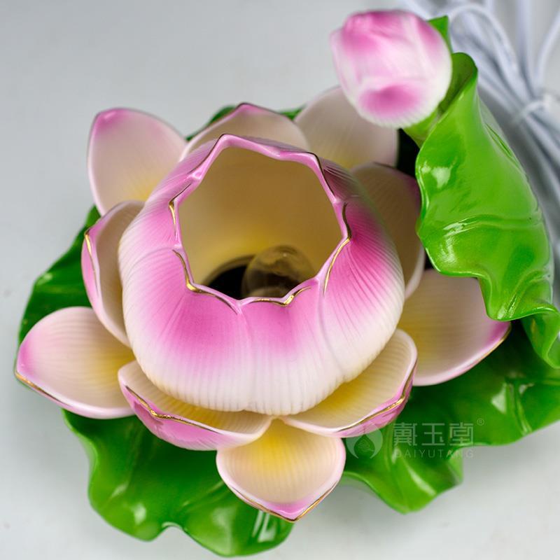 Đèn Lồng Bằng Gốm Hình Phật Trang Trí Phong Cách Phật Giáo