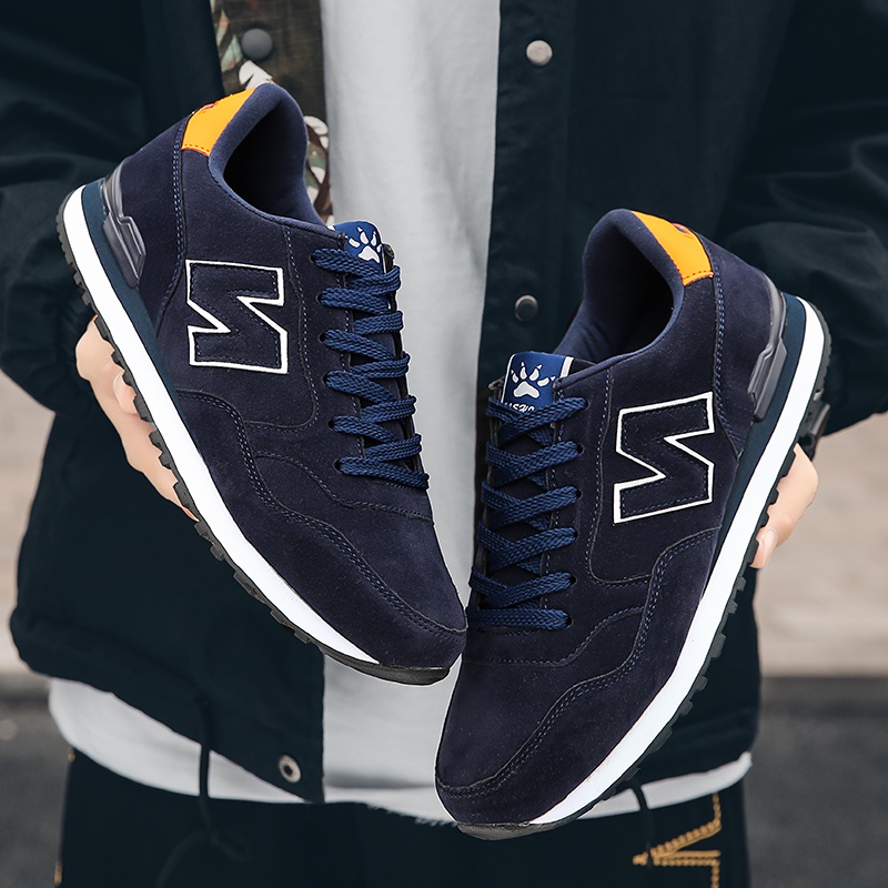 Giày Thể Thao Chạy Bộ Đệm Khí Chống Trượt / Mòn / Trượt Hình Chữ N Thời Trang Cho Nam Và Nữ