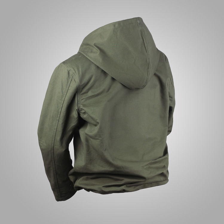 Usn Wet Weather Deck Áo Khoác Parka Có Mũ Trùm Phong Cách Retro Cho Nam Giới
