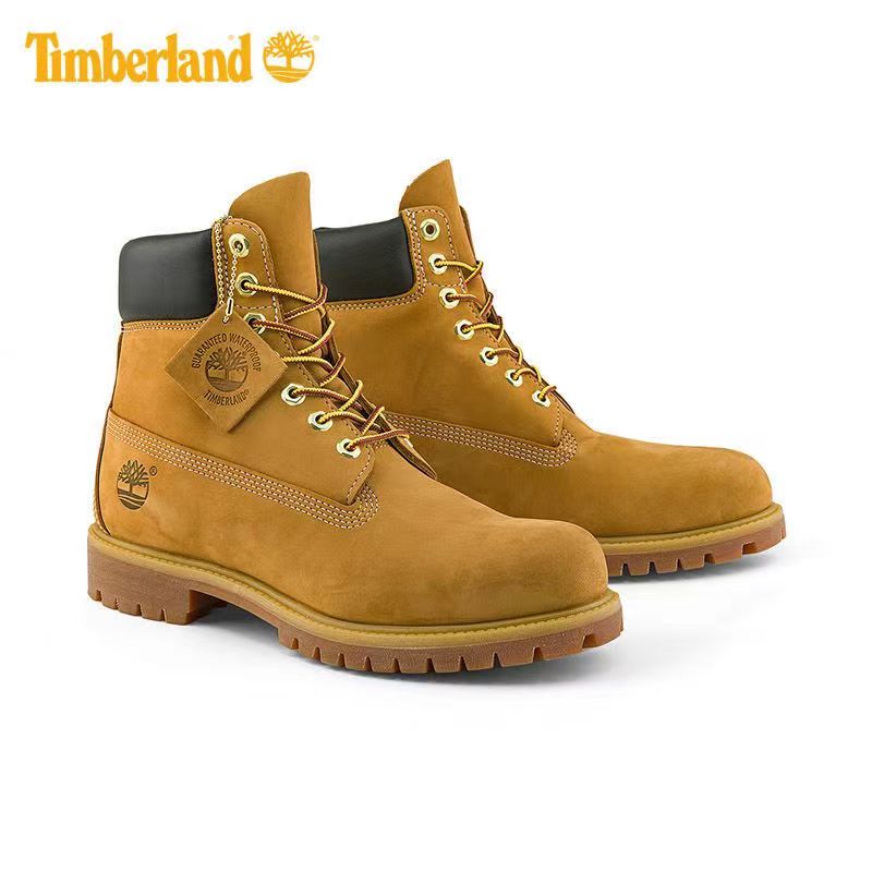 Giày Bốt Martin Da Thật Cổ Cao Chống Thấm Nước Phong Cách Cổ Điển timberland timberland timberland