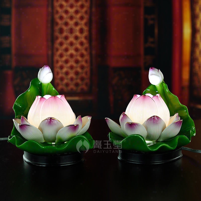 Đèn Lồng Bằng Gốm Hình Phật Trang Trí Phong Cách Phật Giáo