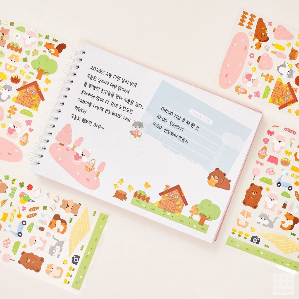 2023 Spring Friends Nhãn Dán Má Hồng Chubby