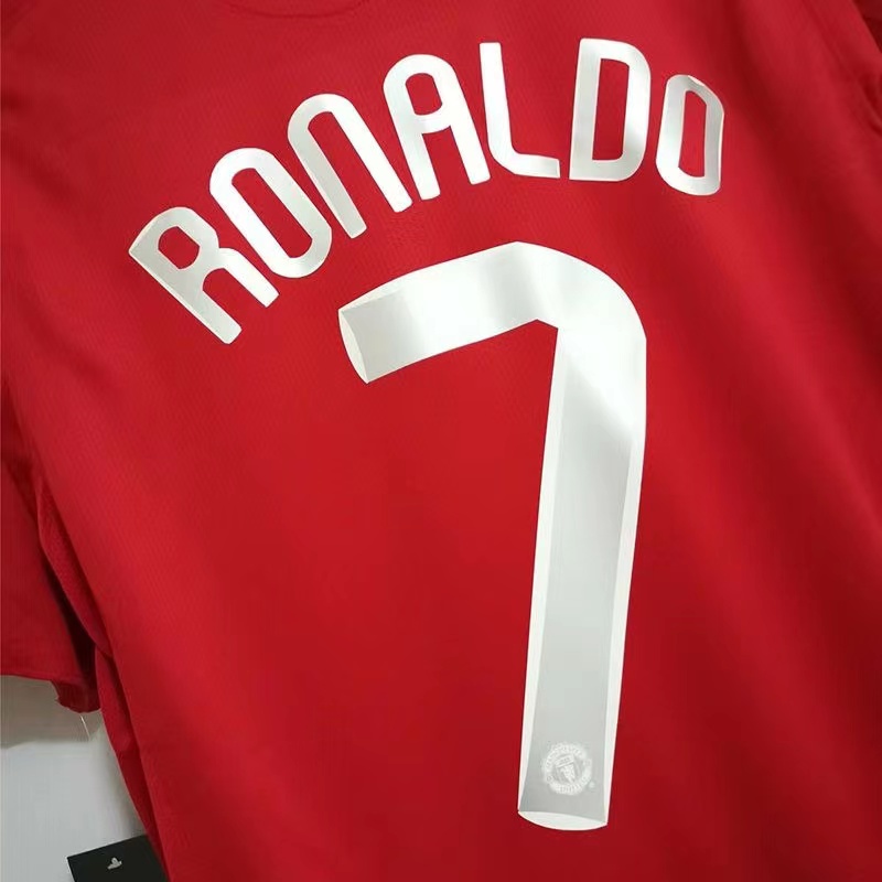 0708 Manchester United Champions League Final Home Jersey No. Phụ Kiện Chuyên Dụng Cho Xe Hơi Ronaldo 7 C 7 C