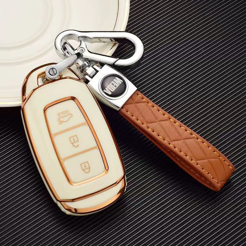 Ốp chìa khóa Huyndai Accent 2021 - 2022 - 2023 , Elantra 2023 Bao da cho chìa khoá Accent / KoNa / Santafe Hyundai Accent 2021