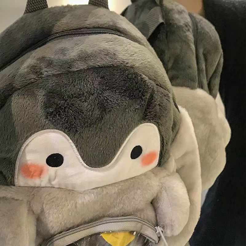 Ba Lô Mini Hình Chim Cánh Cụt Hoạt Hình Xinh Xắn Dành Cho Nữ FT5023