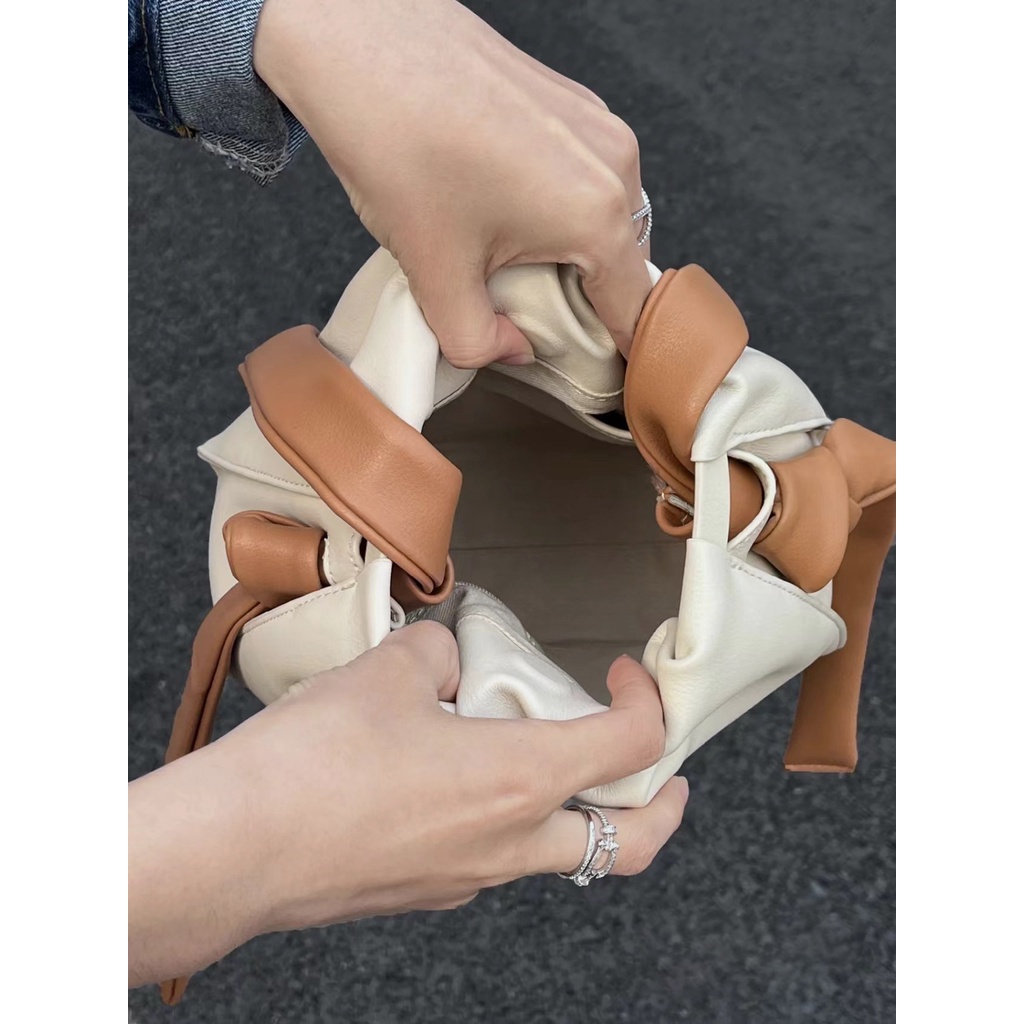 Túi Đeo Chéo Vai Màu Tương Phản Thời Trang Mùa Xuân 2023 Cho Nữ