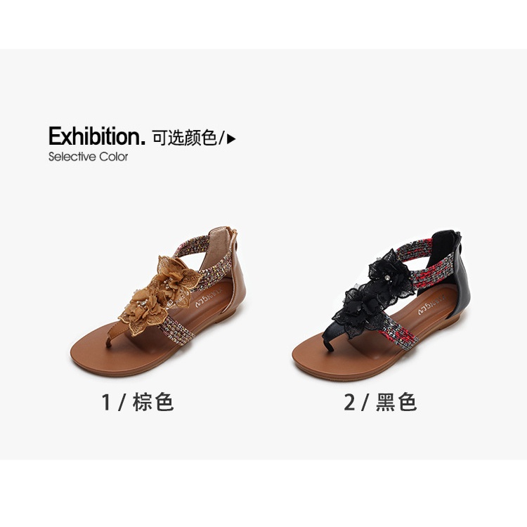 Sandal Đế Xuồng Thời Trang Mùa Hè Âu Mỹ 2023 Cho Nữ