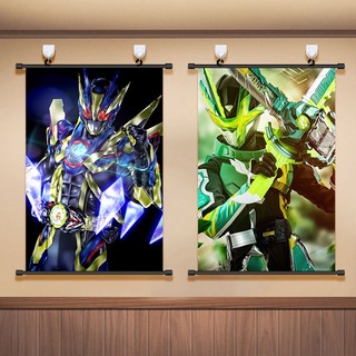 Tranh cuộn treo tường in hình kamen rider thời trang