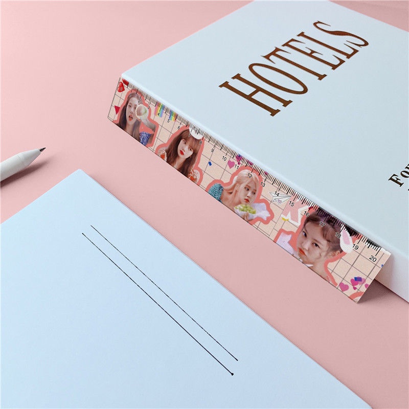 Thước Kẻ Bằng Acrylic 20cm In Họa Tiết Blackpink Dễ Thương Dành Cho Học Sinh