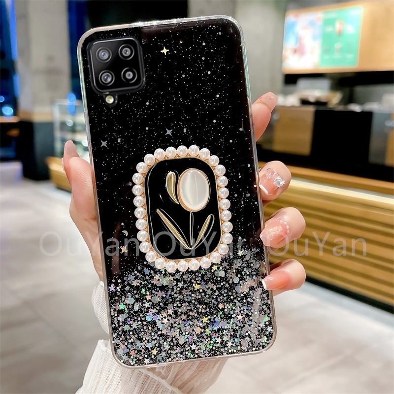Ốp Hoa Vuông Cho Samsung A6 Plus A8 Plus A7 A9 2018 J8 J6 J4 Plus J6 Plus