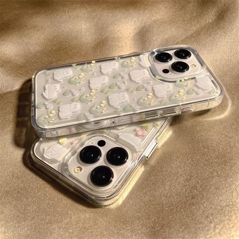Ốp Điện Thoại TPU Dẻo Họa Tiết Chú Mèo Dễ Thương Cho IPhone 14 13 12 11 Pro Max 7 8 XS X XR 6 6S Plus SE 2020