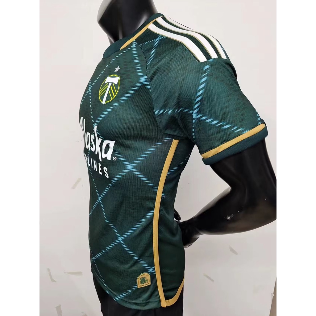 Áo Bóng Đá 23 / 24 Portland Timbers Away Phiên Bản Màu Xanh Lá Cây Cho Nam