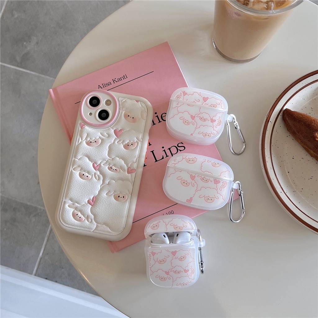 Ốp Bảo Vệ Hộp Đựng Tai Nghe AirPods 1 / 2 / 3 Hình Hoạt Hình Xinh Xắn