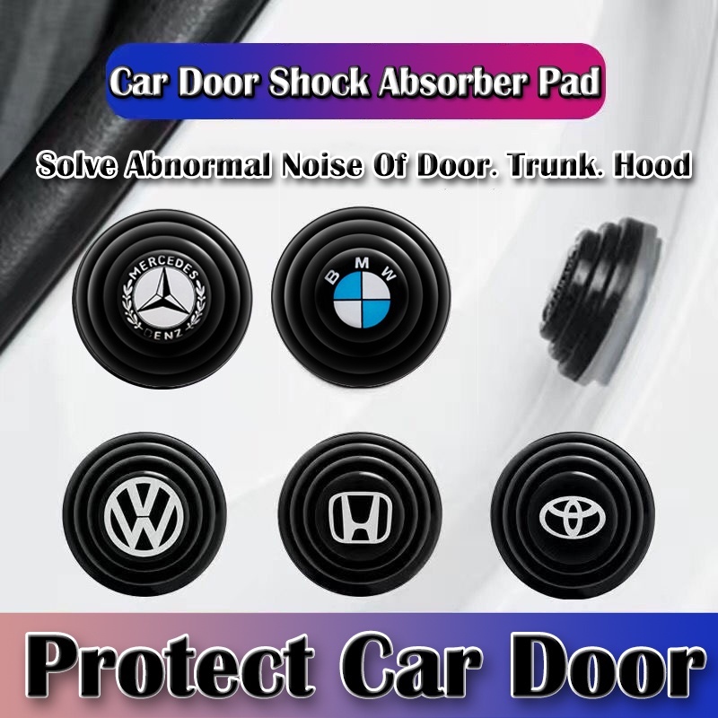 Set 8 Đệm Cao Su Chống Sốc Cách Âm Gắn Cửa Xe Hơi Proton Perodua Honda Toyota