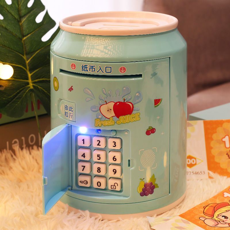 Ống Heo Tiết Kiệm Tik Tok Có Mật Khẩu Vân Tay Có Thể Đóng Lại Làm Quà Tặng Sinh Nhật Cho Bé Gái