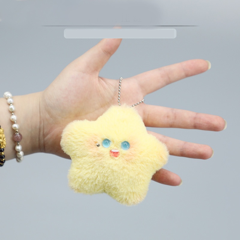 Móc Khóa Hình Ngôi Sao Nhồi Bông Dễ Thương Sáng Tạo