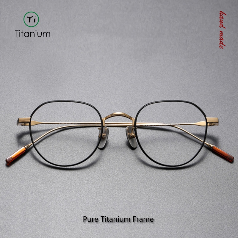 Mắt Kính Thời Trang Hàn Quốc 9g Khung Titan Nguyên Chất Nhẹ Nhàng Chi Tiết Nhỏ Có Thể Được Trang Bị Với Cận Thị GMyona GMyona