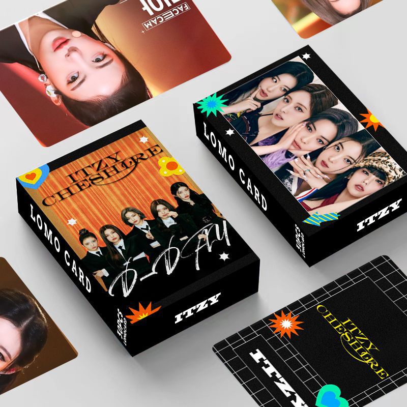 Hộp ảnh lomo card hai mặt NEW JEANS LESSERAFIM Album STRAY IVE NMIXX KEP1ER THE BOYZ ITZY TXT