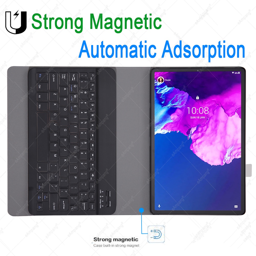 Ốp Bàn Phím Cho Lenovo Tab P11 Plus Pro 11.5 J606 J616 J706 J716 Xiaoxin pad M10 Plus 3rd 10.6 TB-125F TB-128F M10 10.3 TB-X606 10.1 TB-X306 TB-X505-X605 -328-13