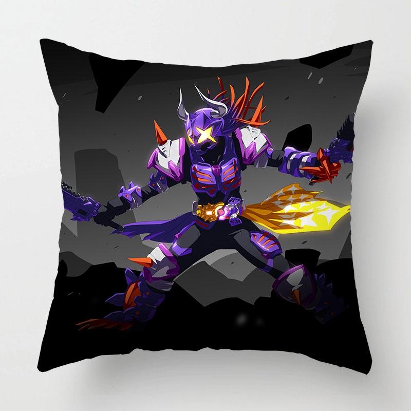 Vỏ Gối 45 * 45cm In Hình Kamen Rider Ngộ Nghĩnh