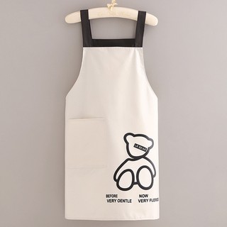 Tạp dề gấu dễ thương,tạp dề dễ thương cao cấp chuyên dụng cho quán caffe vafd nhà ở