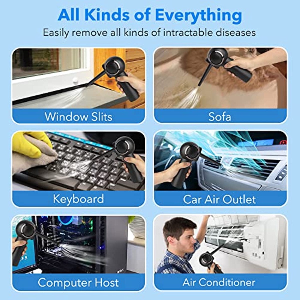 Máy Thổi Bụi Không Dây Chạy Điện 60000RPM