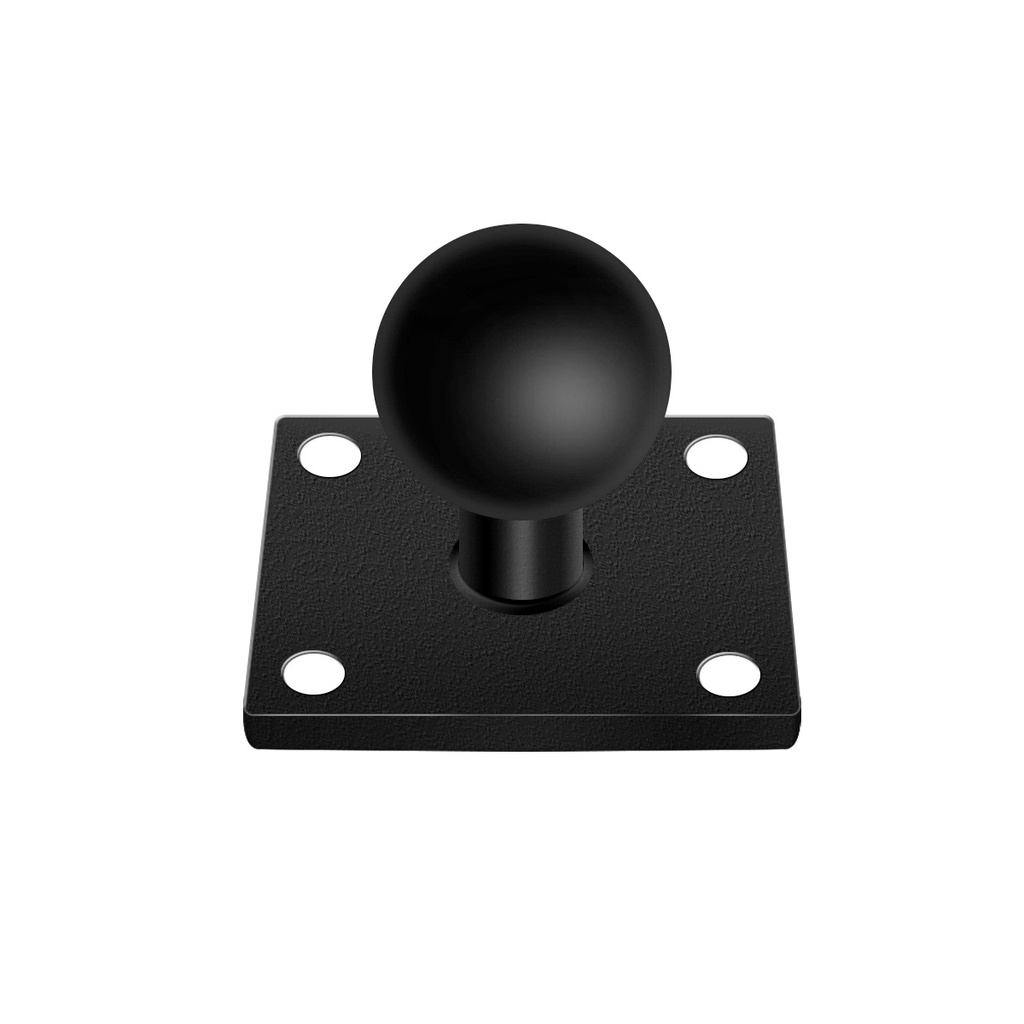 Giá Đỡ Điện Thoại / Gương Chiếu Hậu Đầu Bi 1 inch 25mm Hình Vuông