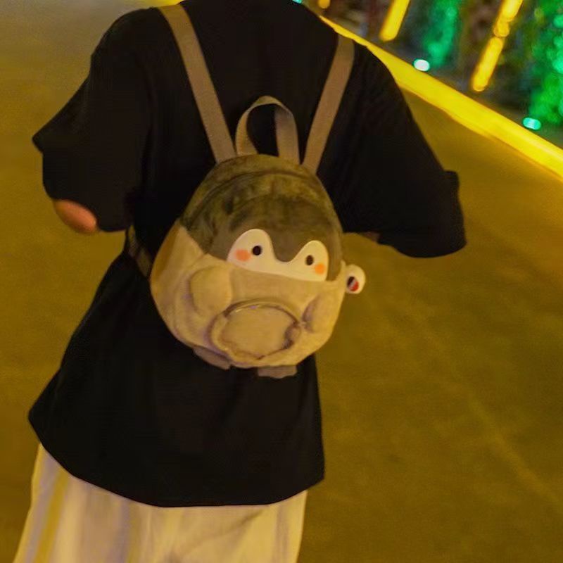 Ba Lô Mini Hình Chim Cánh Cụt Hoạt Hình Xinh Xắn Dành Cho Nữ FT5023