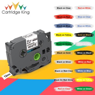  Tương thích với băng Brother TZe 6 9 12 18 24mm Băng dán nhãn nhiều lớp Brother tương thích dành cho Máy dán nhãn Ptouch Cho Máy In Nhãn Brother P-Touch PTH110 tze231 tze221 TZE Tape TZE-231 