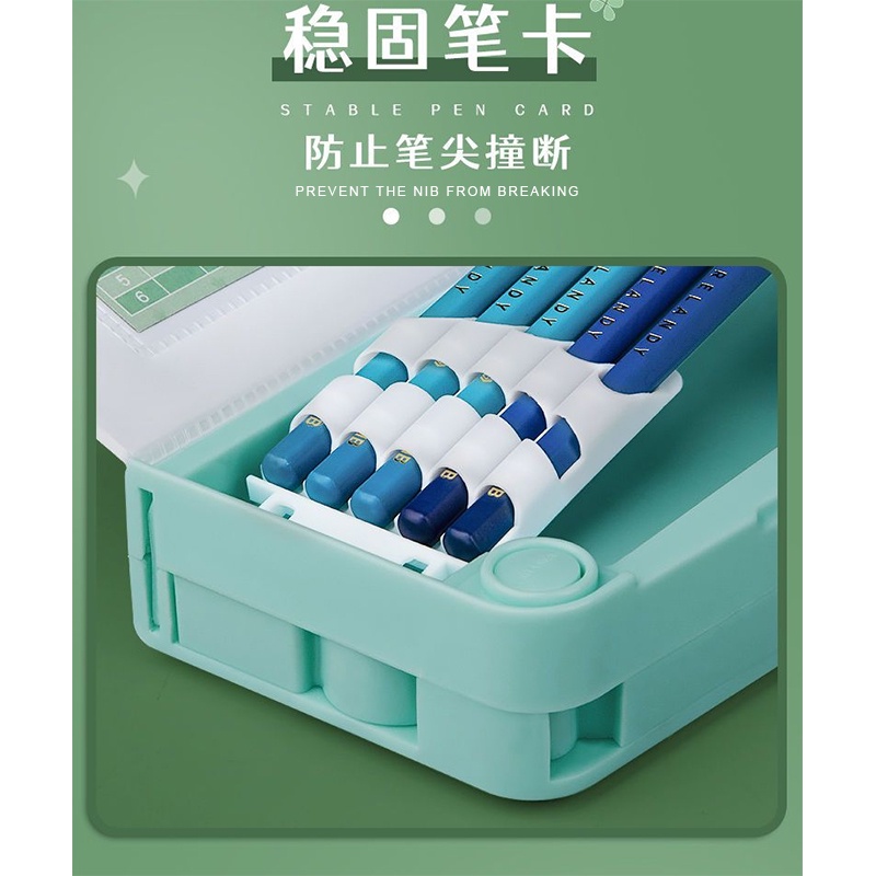 Hộp Đựng Bút Đa Năng Cỡ Lớn In Họa Tiết Hoạt Hình Dễ Thương Cho Bé Gái